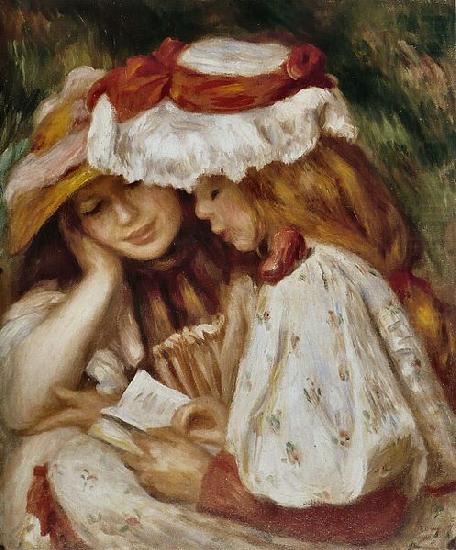 Jeunes Filles lisant, Pierre Auguste Renoir